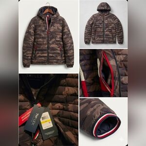 Tommy Hilfiger Men’s THFLEX Camo Puffer Jacket NWT Sz-Medium